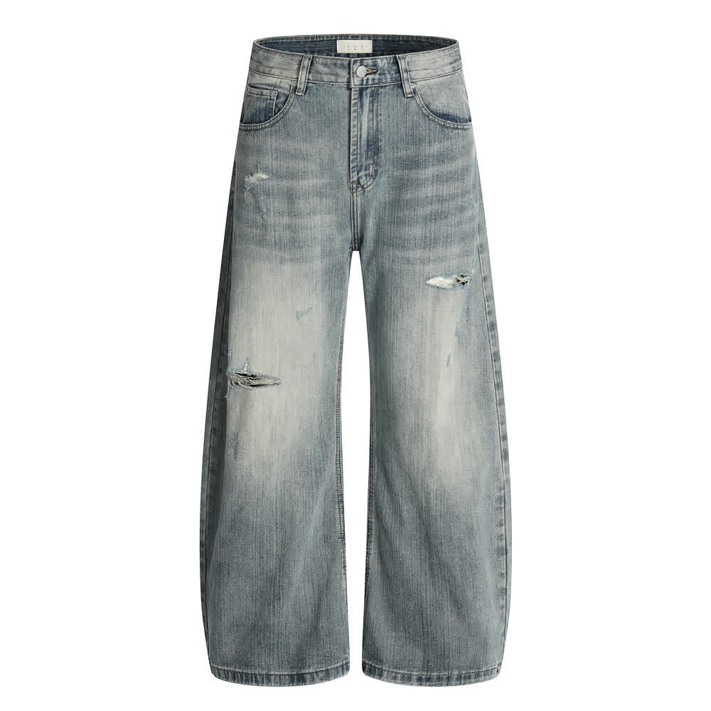 Y2K Vintage Distressed Ripped Bootcut Jeans