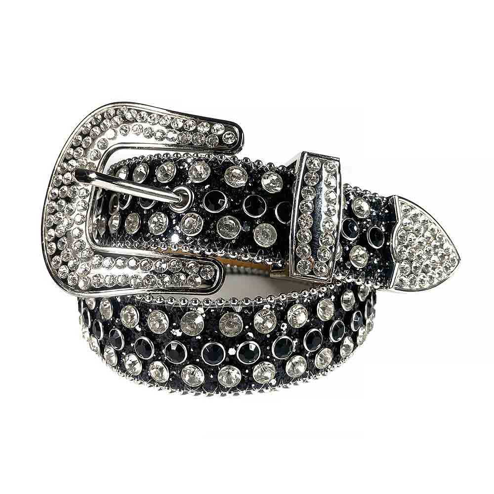 Y2K Studded Rhinestone BB Belt