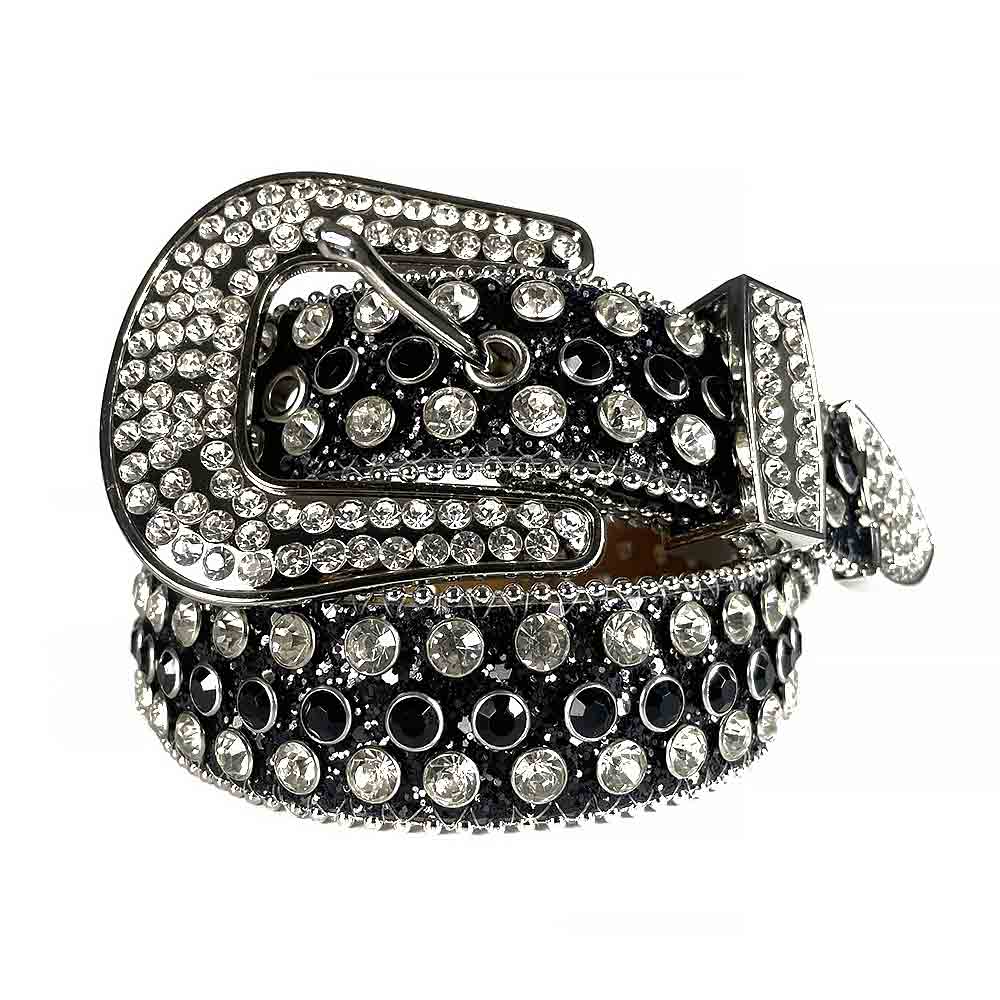 Y2K Studded Rhinestone BB Belt