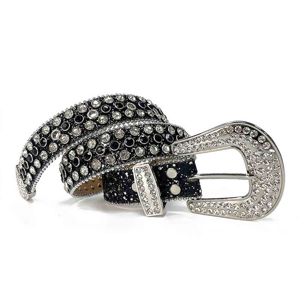 Y2K Studded Rhinestone BB Belt