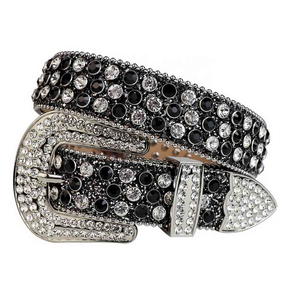 Y2K Studded Rhinestone Belt