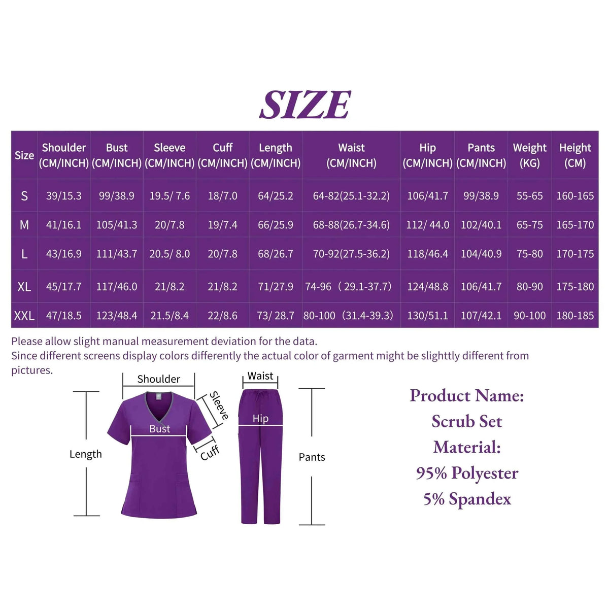 y2k Women's Medical Scrub Uniform Set